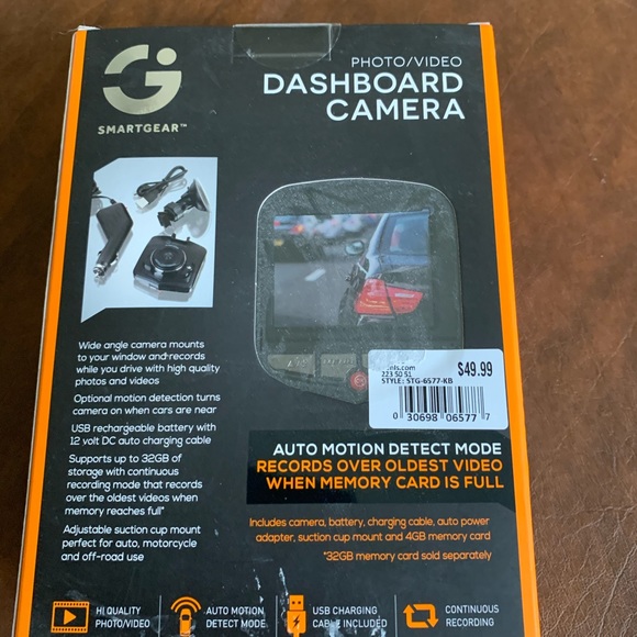 Photo/video dashboard cam. Brand new sealed box - Picture 2 of 2